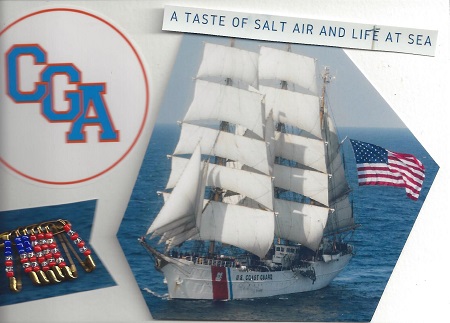 CGA - A Taste Of Salt Air And Life At Sea, Virginia Lewis, Photo Collage on Rag Mat, Postcard #87, $TBD