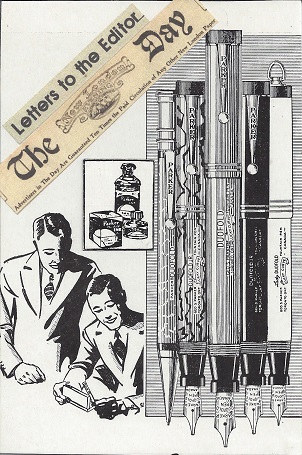 The Day Letters To The Editor, Maurene Kennedy, Vintage 1930 Ephemera on Rag Mat, Postcard #64, $TBD