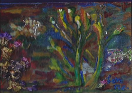 Under The Sea New London, Diane Pantanello, Mixed Media, Postcard #51, $TBD