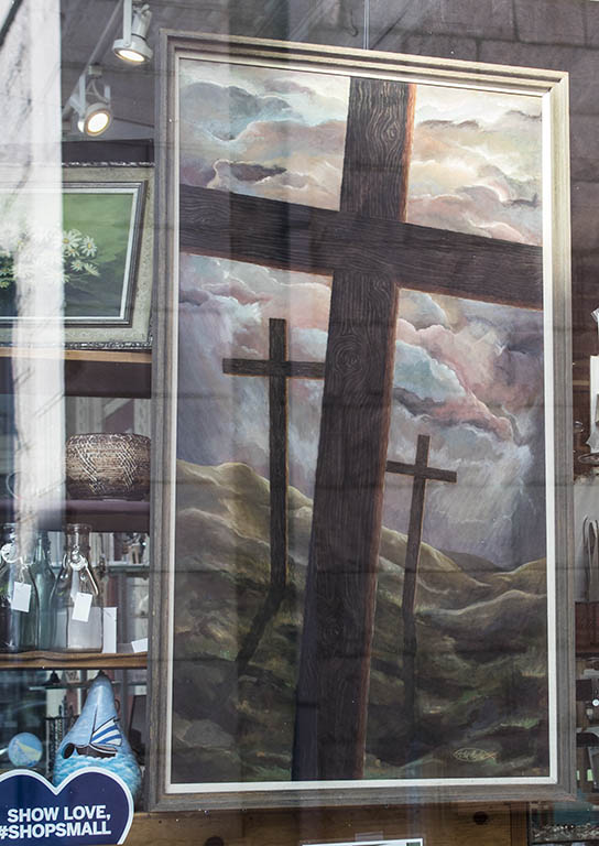 Large Oil Painting by Local Artist and Founder of Studio 33 John Martin