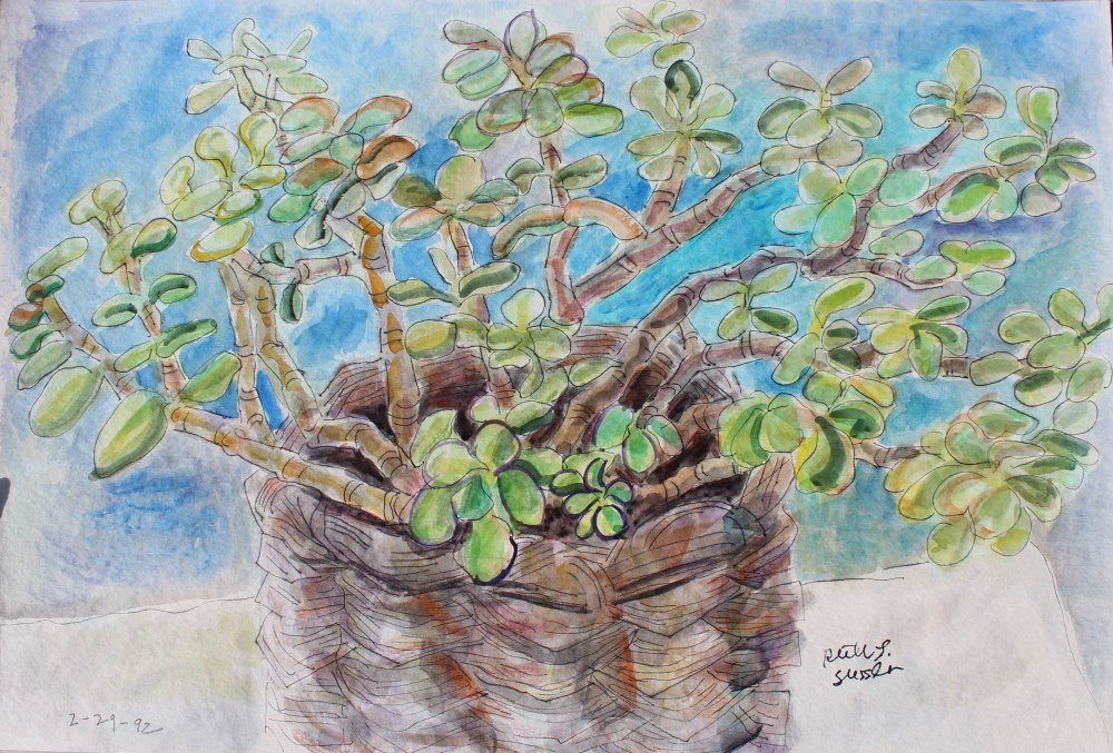 Jade, Ruth Sussler, Watercolor, 20x16, $235