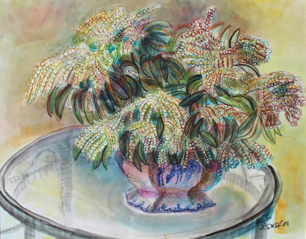 Andromeda, Ruth Sussler, Watercolor, 18x14, $195