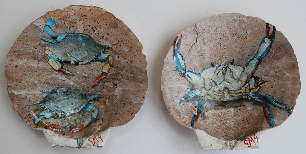 Gigi M. Genovese Hand Painted Shells $35.