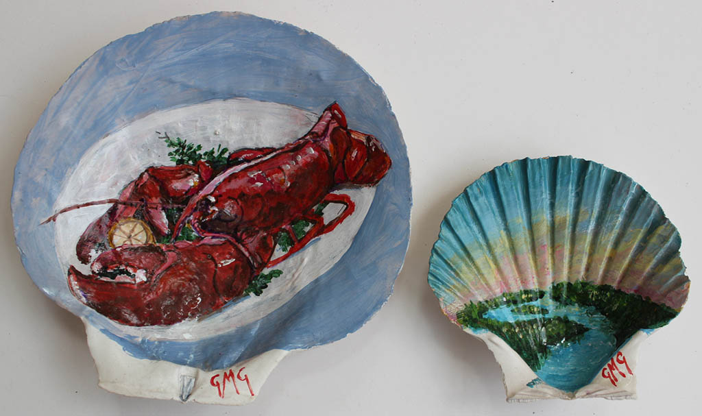 Gigi M. Genovese Hand Painted Shells $35.