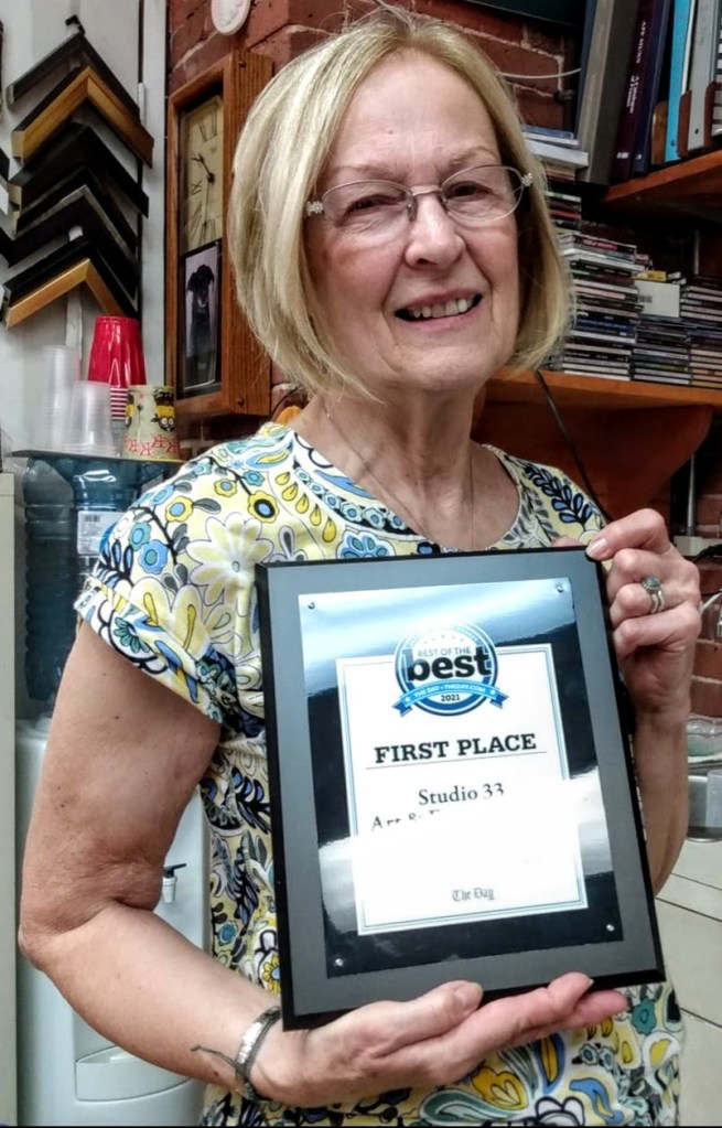 Sara Munro of Studio 33 Art & Frame Gallery wins The Day's 7th Annual Best of Readers' Choice Awards for Picture Framing