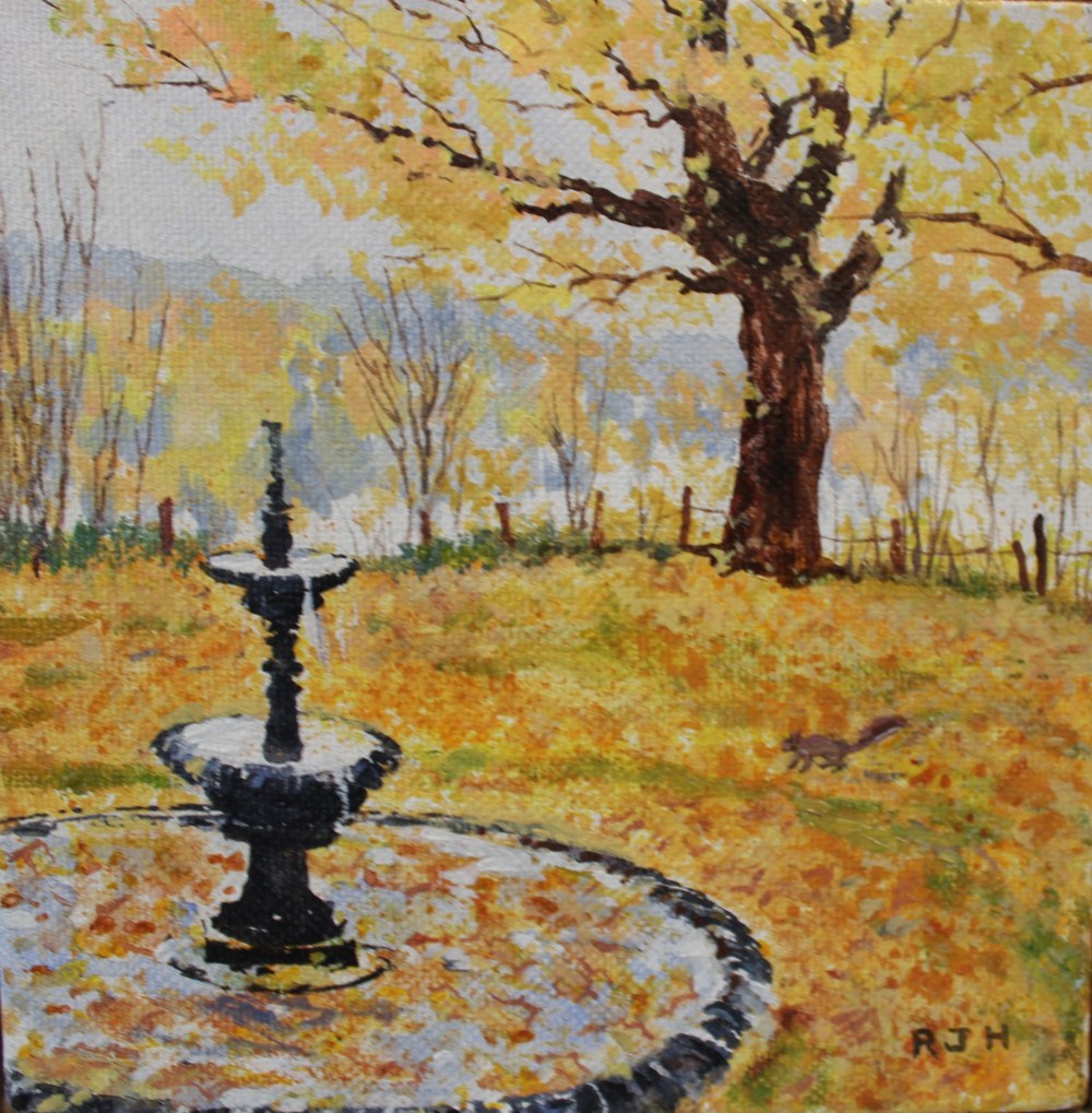 Morning Mist, Robert Hauschild, Acrylic, 7x7,$175