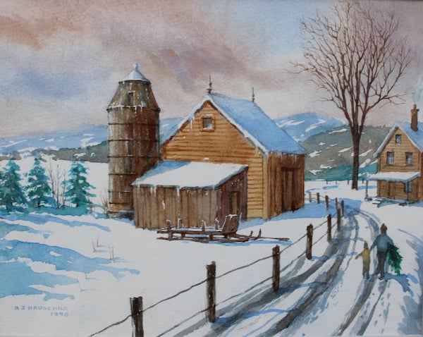 Bringing Home The Tree, Robert Hauschild