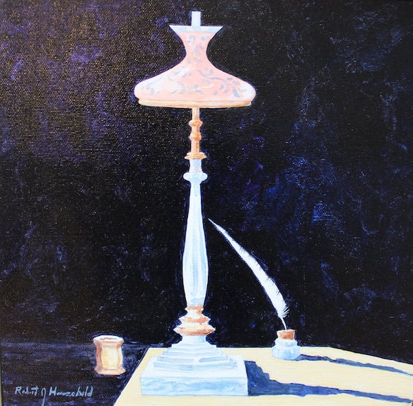 Morning Sunlight Sturbridge Village, Robert Hauschild, Acrylic On Canvas, 12x12, $395