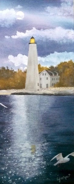 Harbor Light, Liz McGee, Watercolor