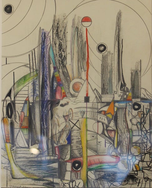 Dilemma Of The City, Matthew Mikalea, Pencil On Paper, 11x14, $110